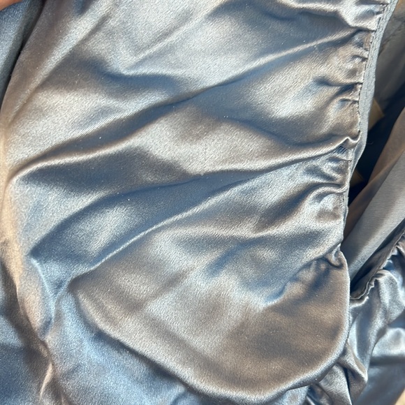 The sei X REVOVLE One Shoulder Midi Dress in Sky - Picture 11 of 16